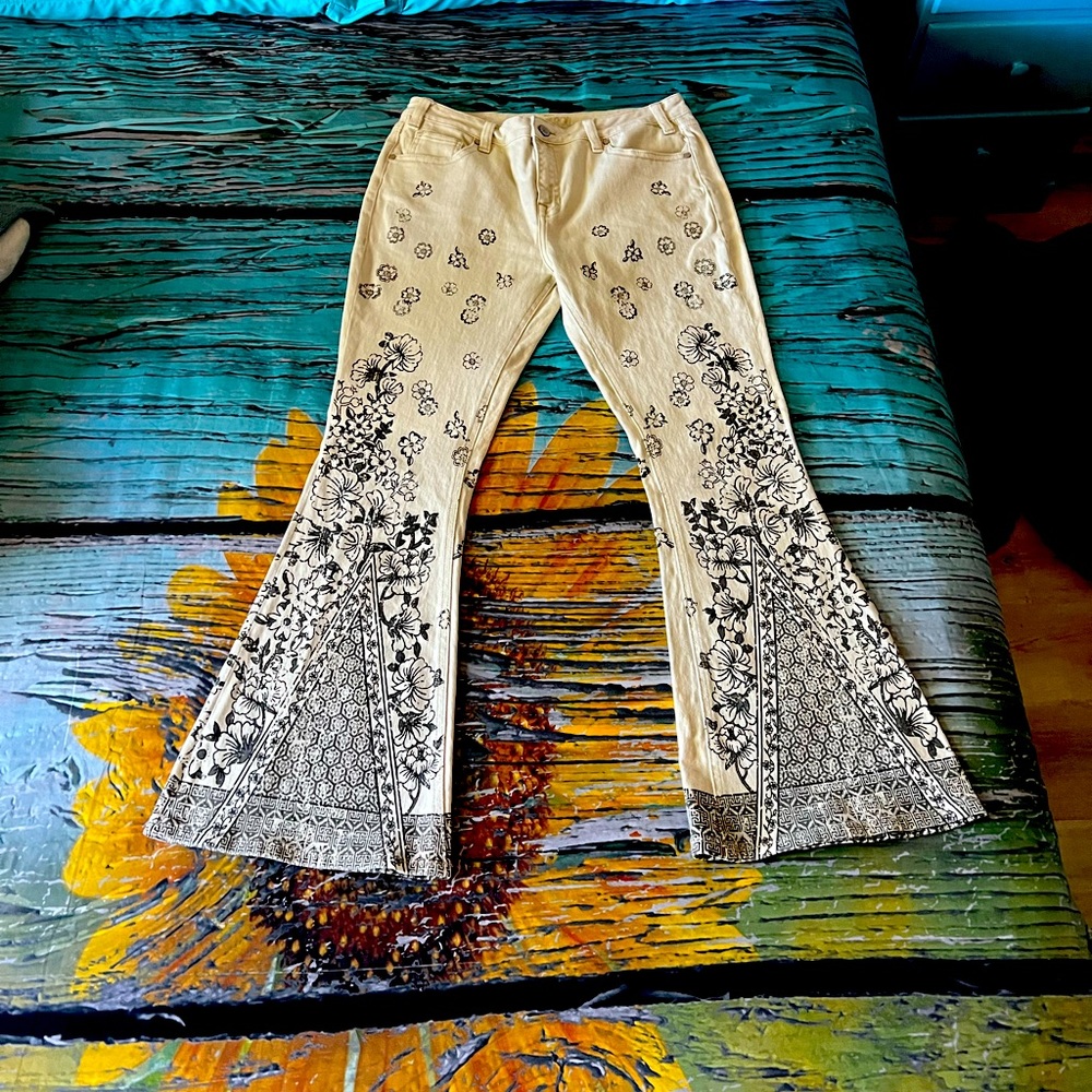 NWOT Rock & Roll denim high rise flares